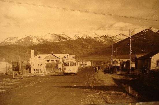 Поселок в Усть-Нерском районе, 1960-е.