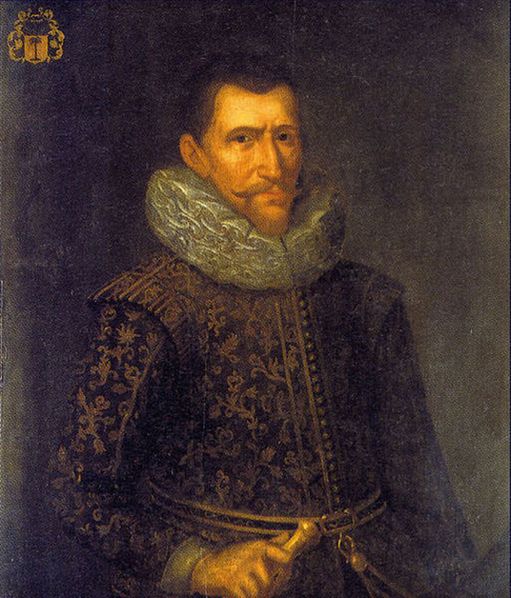 Ян Питерзон Кун, один из первых генерал-губернаторов Нидерландской Ост-Индии, основатель Батавии. Портрет XVII века