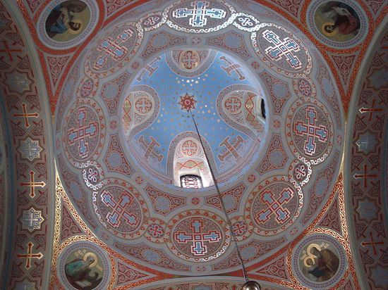 Роспись купола Форосской церкви