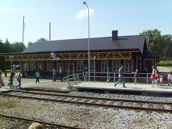 Железнодорожная станция в Рапла