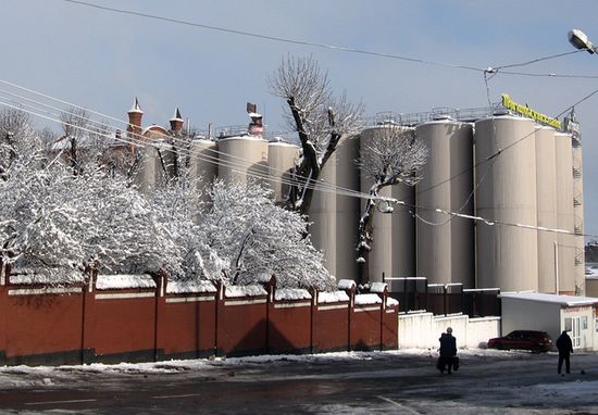 Львовский пивоваренный завод. В годы независимости доминирующей в структуре промышленного производства стала пищевая промышленность.