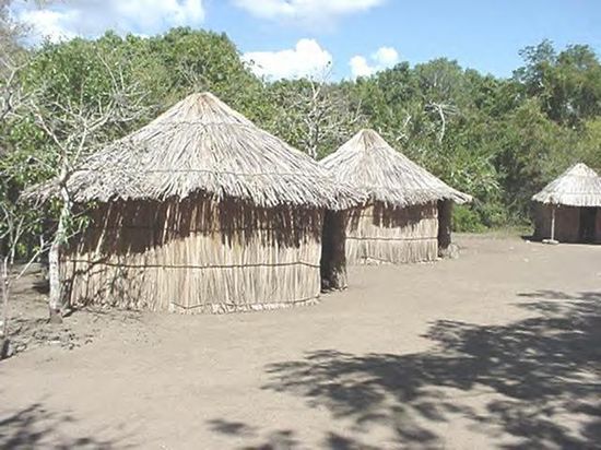 Деревня таино в Церемониальном Центре Племён