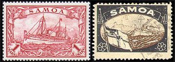Марки Германского Самоа, 1901 и 1930