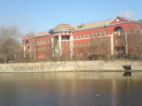 Метзаводская больница у Школьного пруда