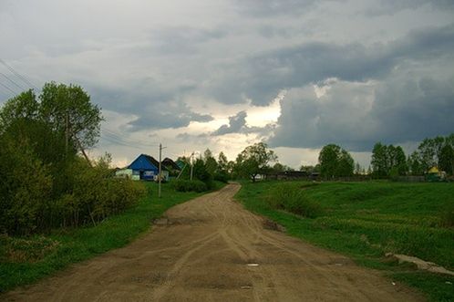 Дорога с поселка
