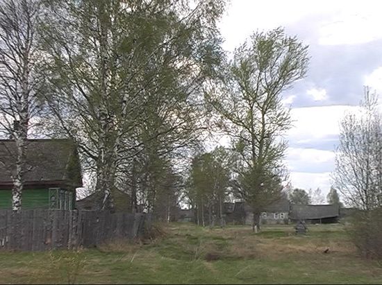 Южный край деревни,кадр видеосъёмки 2009 г.