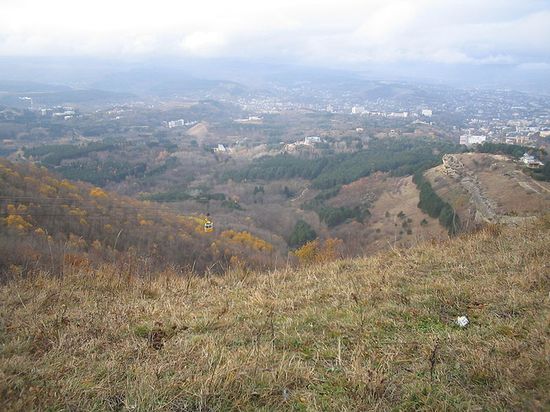 Кисловодск осенью (вид с горы Малое Седло)