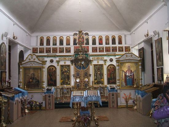 Алтарная часть церкви Покрова