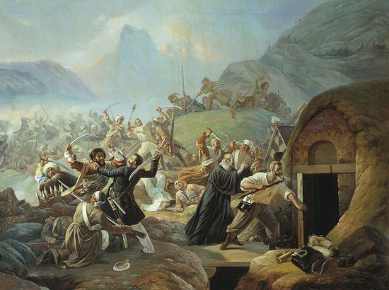 Подвиг рядового 77-го пехотного Тенгинского полка Архипа Осипова 22 марта 1840 года.