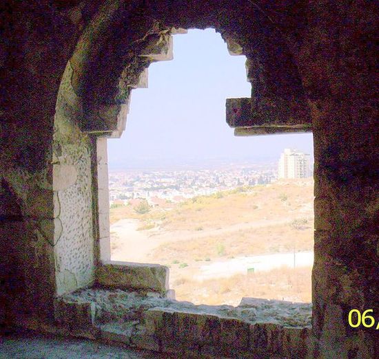 Вид на Рош ха-Аин из крепости Мигдаль Цедек (V век)