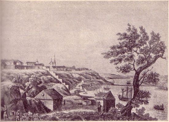 Вид Николаева, конец XVIII века