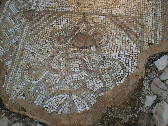 Мозаика византийского периода в парке «Рамат-Рабин»