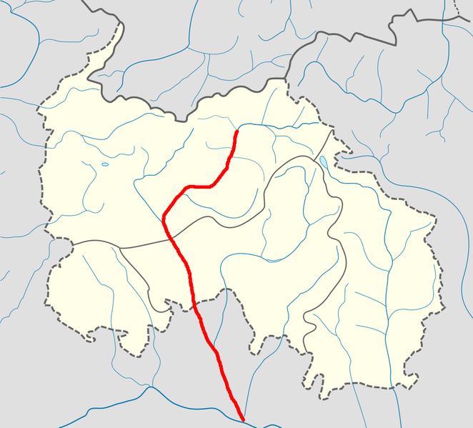 Большая Лиахва на карте Южной Осетии